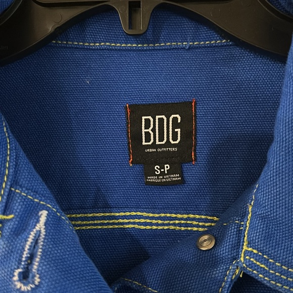 BDG Urban Outfitters Women’s Cropped Jean Jacket Blue Size Small - Picture 3 of 10